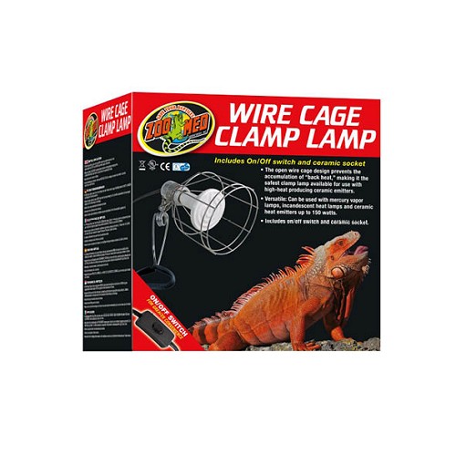 Wire Cage Clamp Lamp (max 150w)
