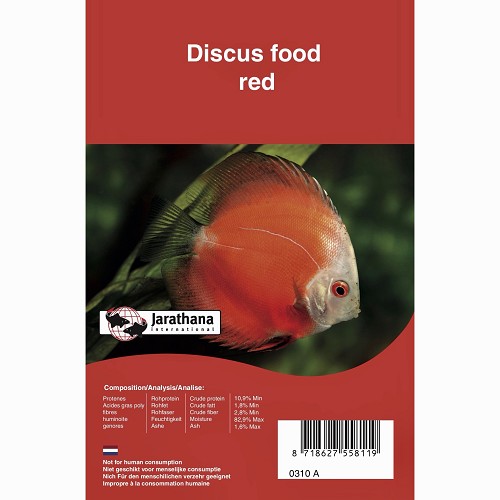 Discus rouge congelé dans une emballage de blister