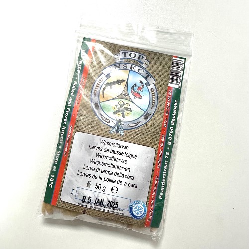 Larves de fausse teigne congelé 50 gram